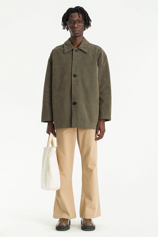 Suedette Car Coat