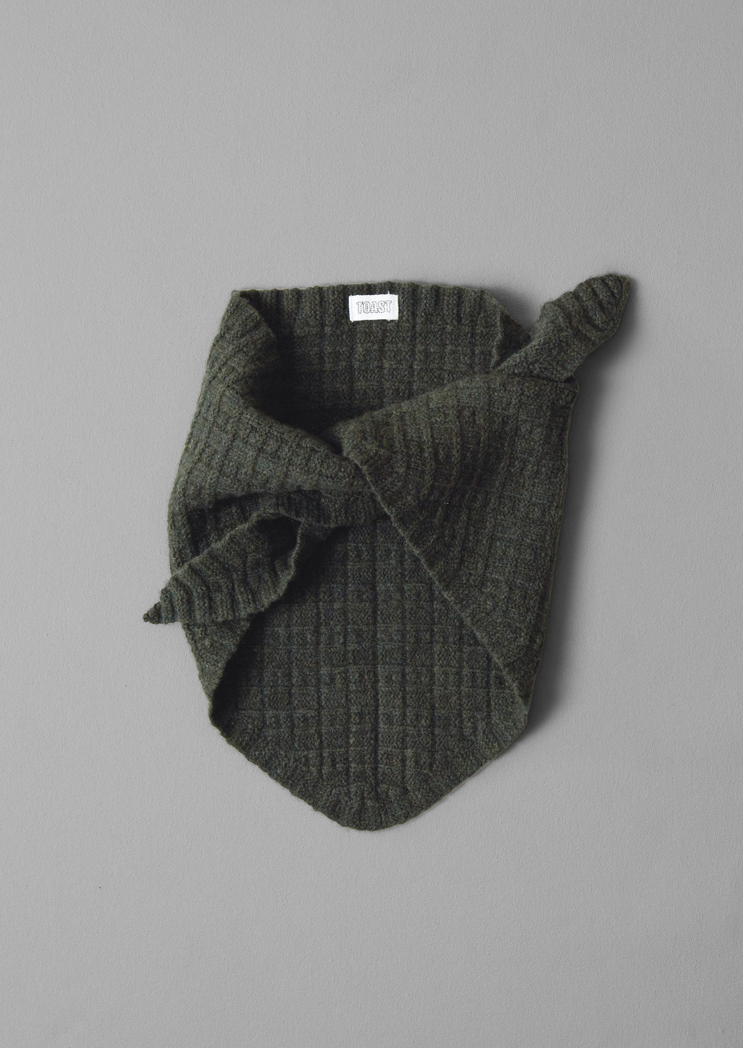 Grid Stitched Knitted Bandana