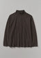Brushed Cotton High Neck Lounge Top